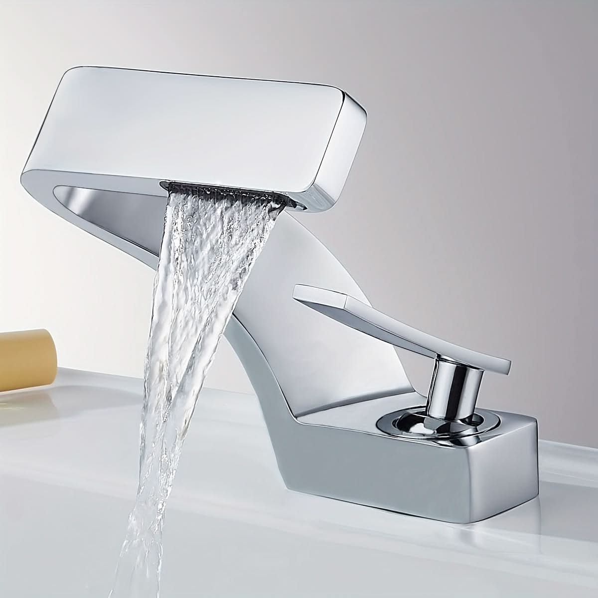 Waterfall Bathroom Faucet – CascadeLux Modern Basin Tap