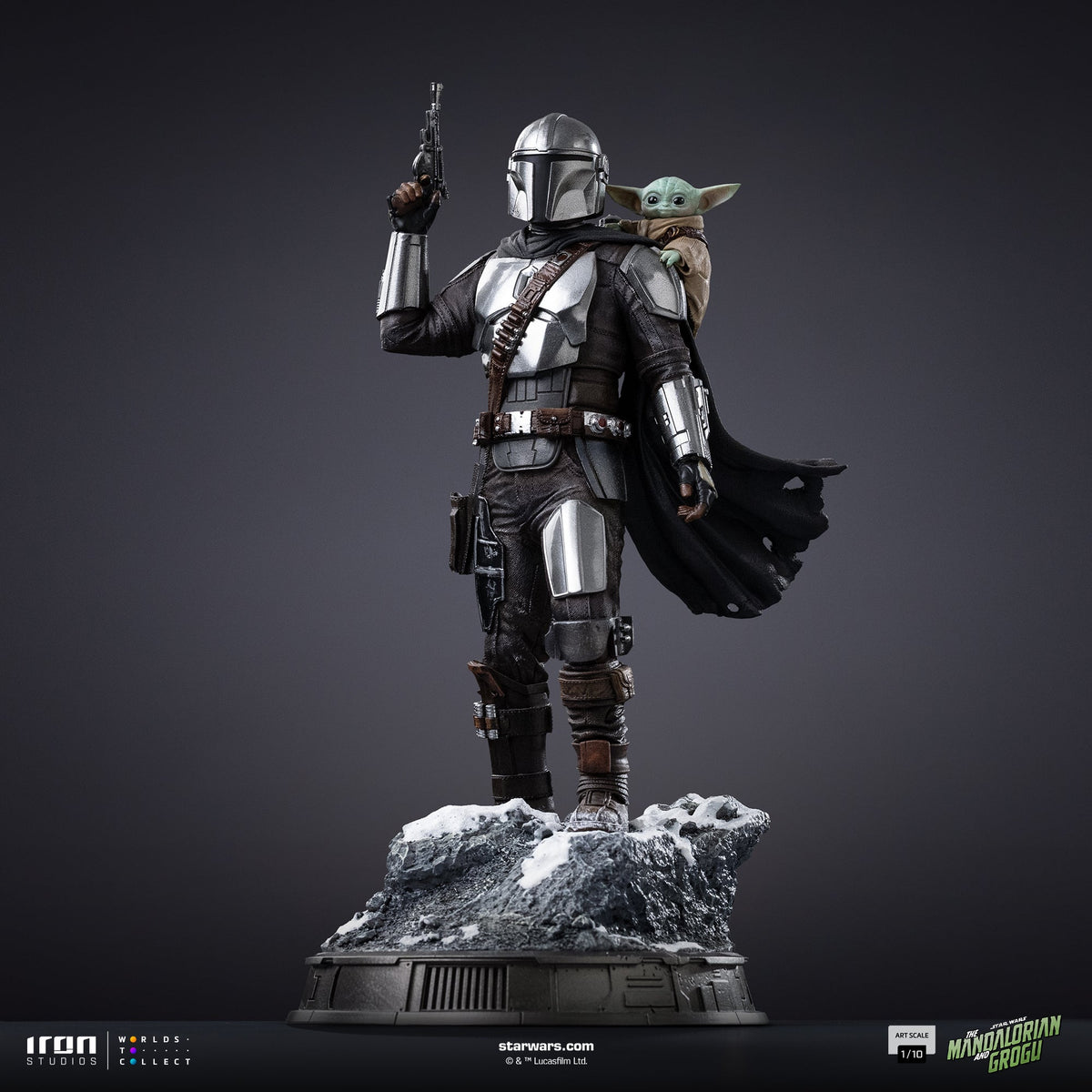 Mandalorian and Grogu Art Scale 1/10 Display Statue - Iron Studios