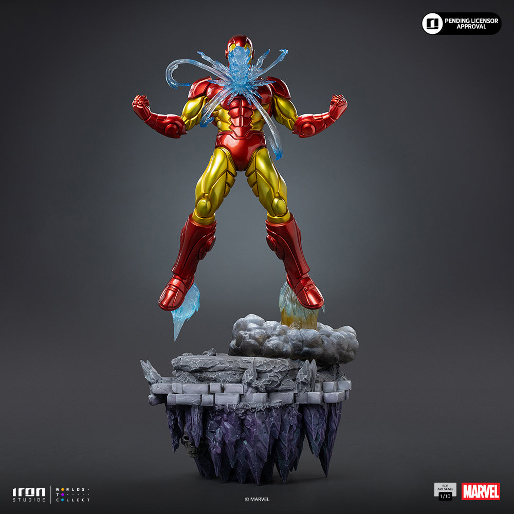 Iron Man Deluxe - Infinity-Gauntlet-Diorama - BDS Art Scale 1/10 - Iron Studios - Vorbestellung