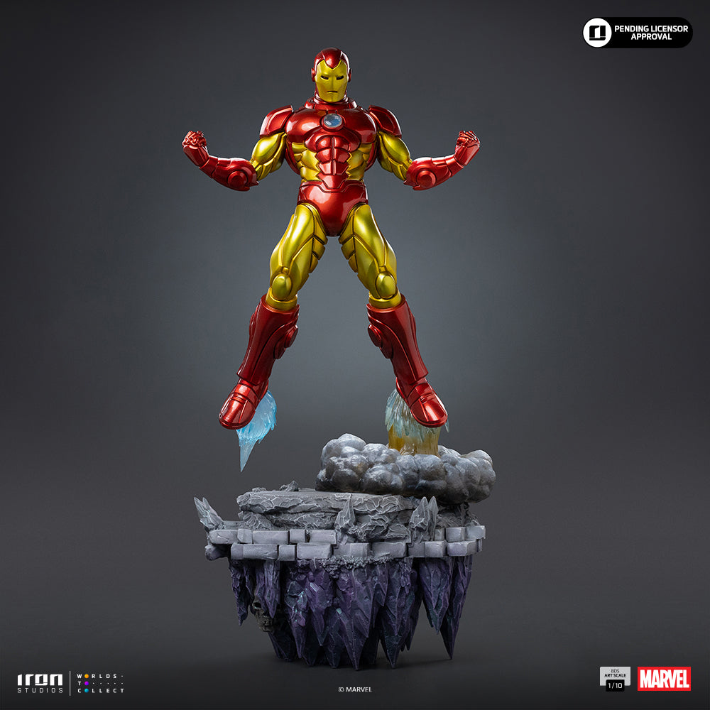 Iron Man Deluxe - Infinity-Gauntlet-Diorama - BDS Art Scale 1/10 - Iron Studios - Vorbestellung