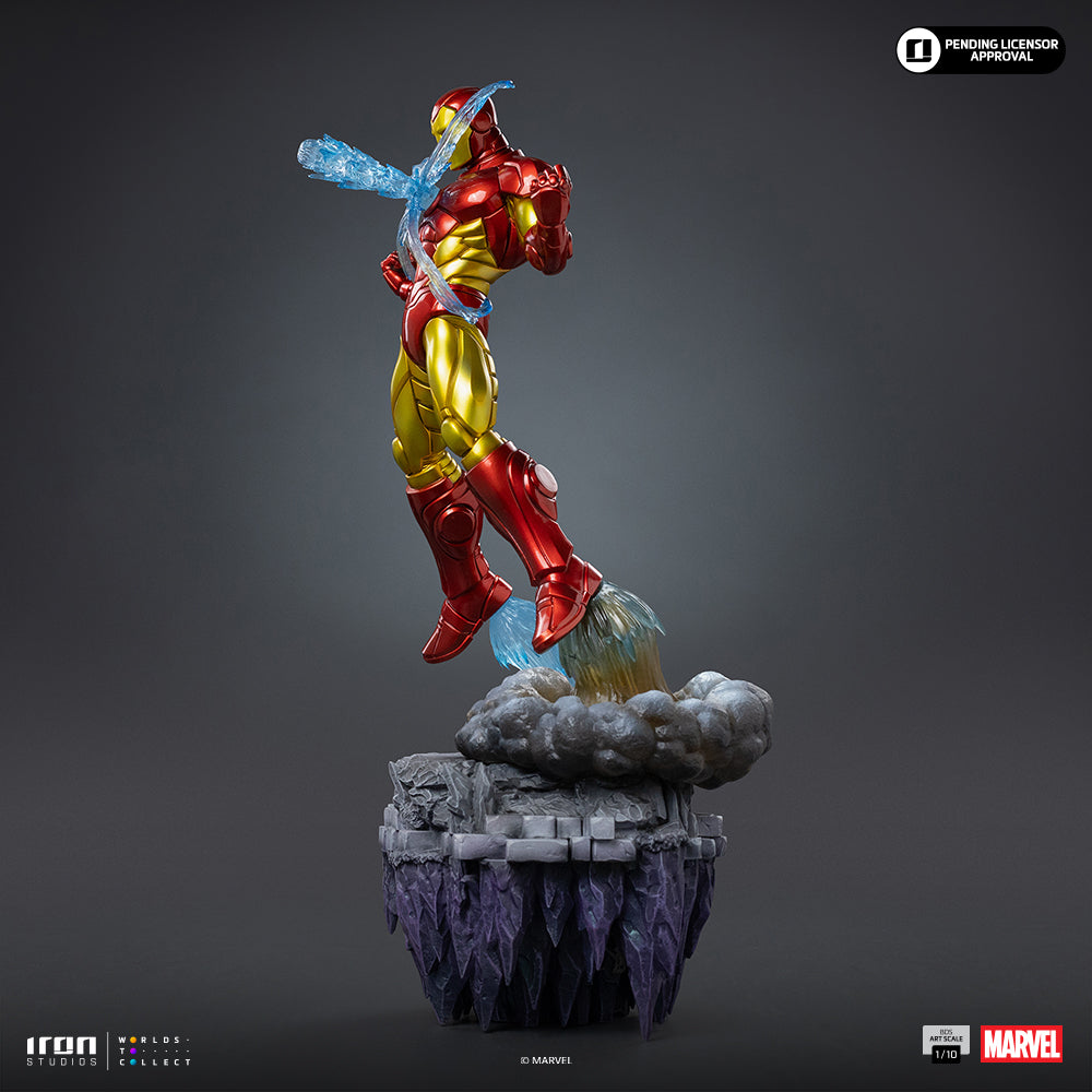Iron Man Deluxe - Infinity-Gauntlet-Diorama - BDS Art Scale 1/10 - Iron Studios - Vorbestellung