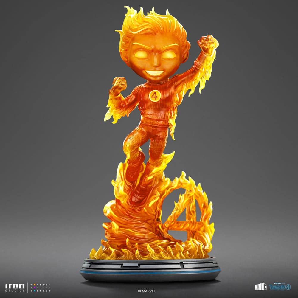 Statue MiniCo de la Torche humaine dans Les Quatre Fantastiques : Premiers pas - Iron Studios
