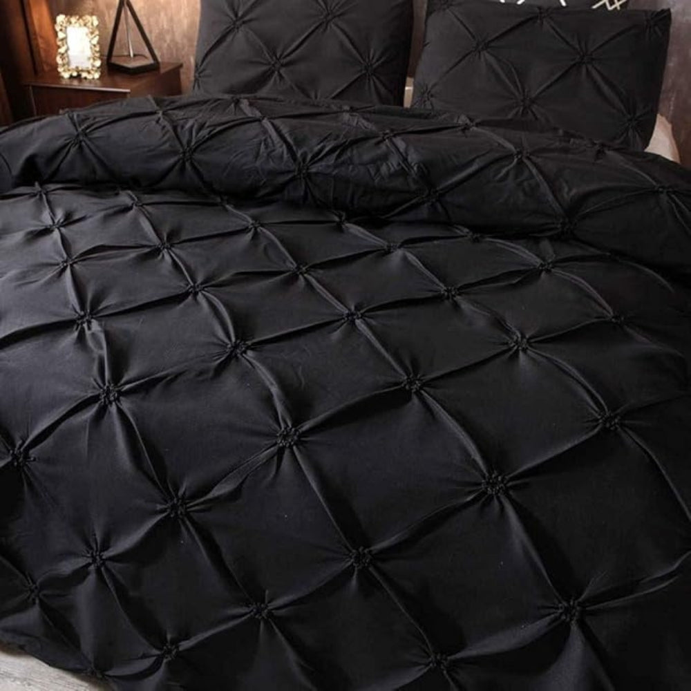 Ensemble de housse de couette Airweave Pintuck 3 pièces | Ensemble de literie doux