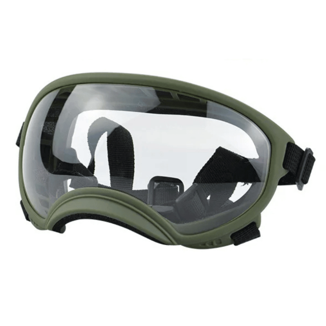 Lunettes de protection imperméables pour chien avec protection UV et sangles réglables
