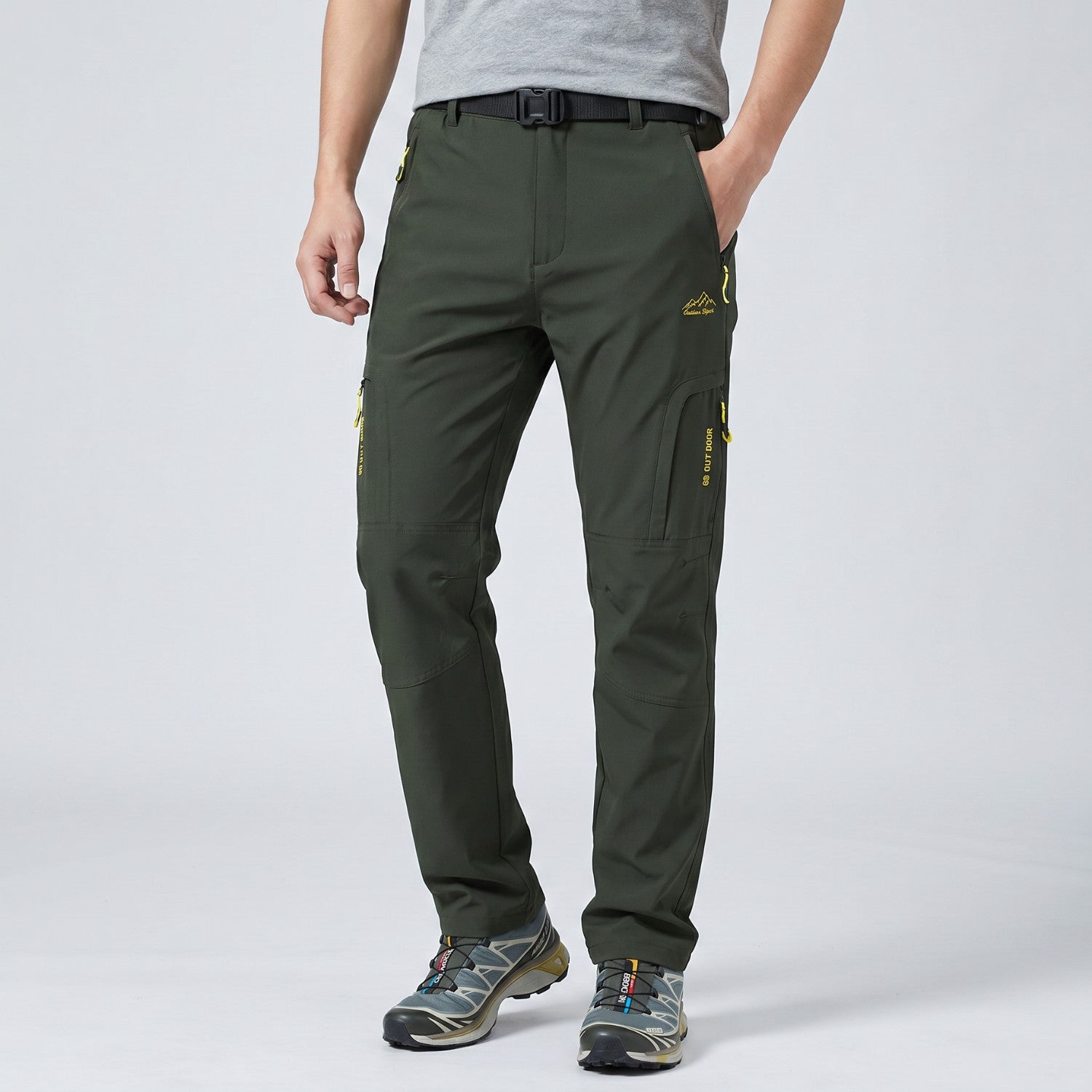 Men’s Hiking Trousers – Lightweight Quick-Dry Stretch Walking Trousers