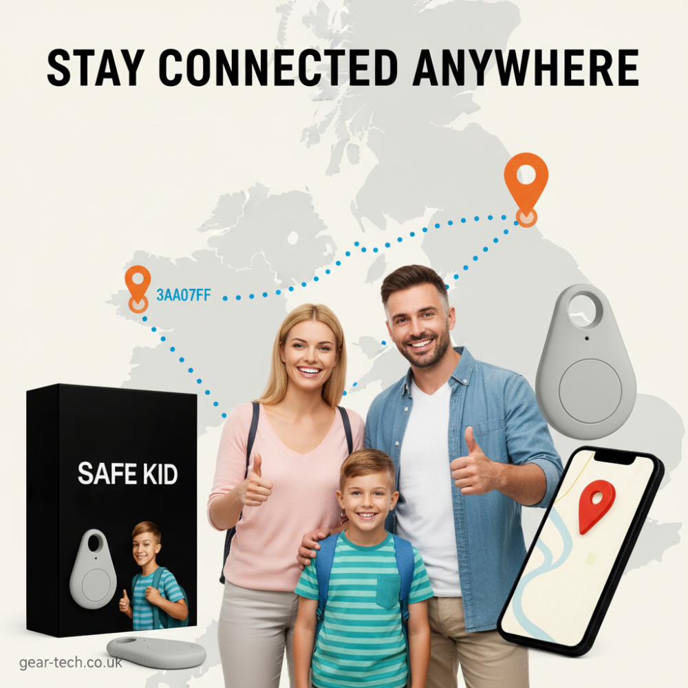 Kids GPS Location Tracker – Real-Time Tracking & Water-Resistant Design