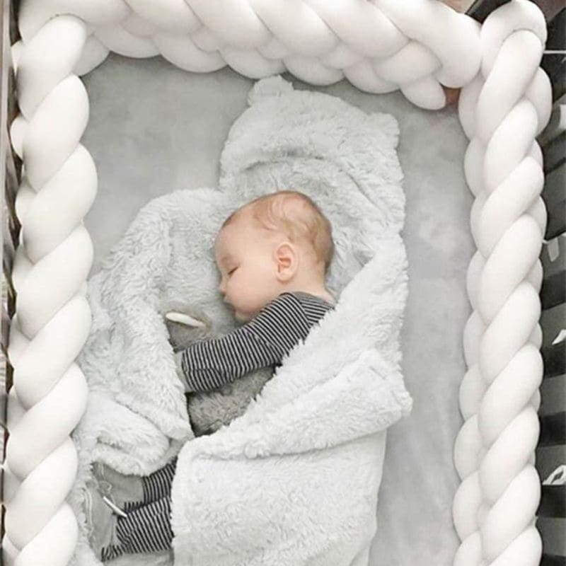 Braided Cotton Nursery Cushion, 1–4 m