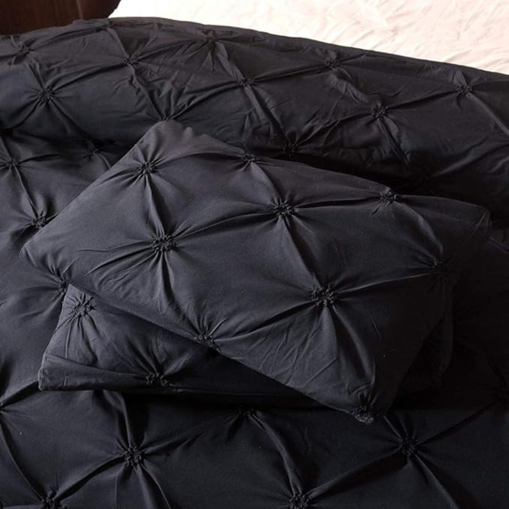 Ensemble de housse de couette Airweave Pintuck 3 pièces | Ensemble de literie doux