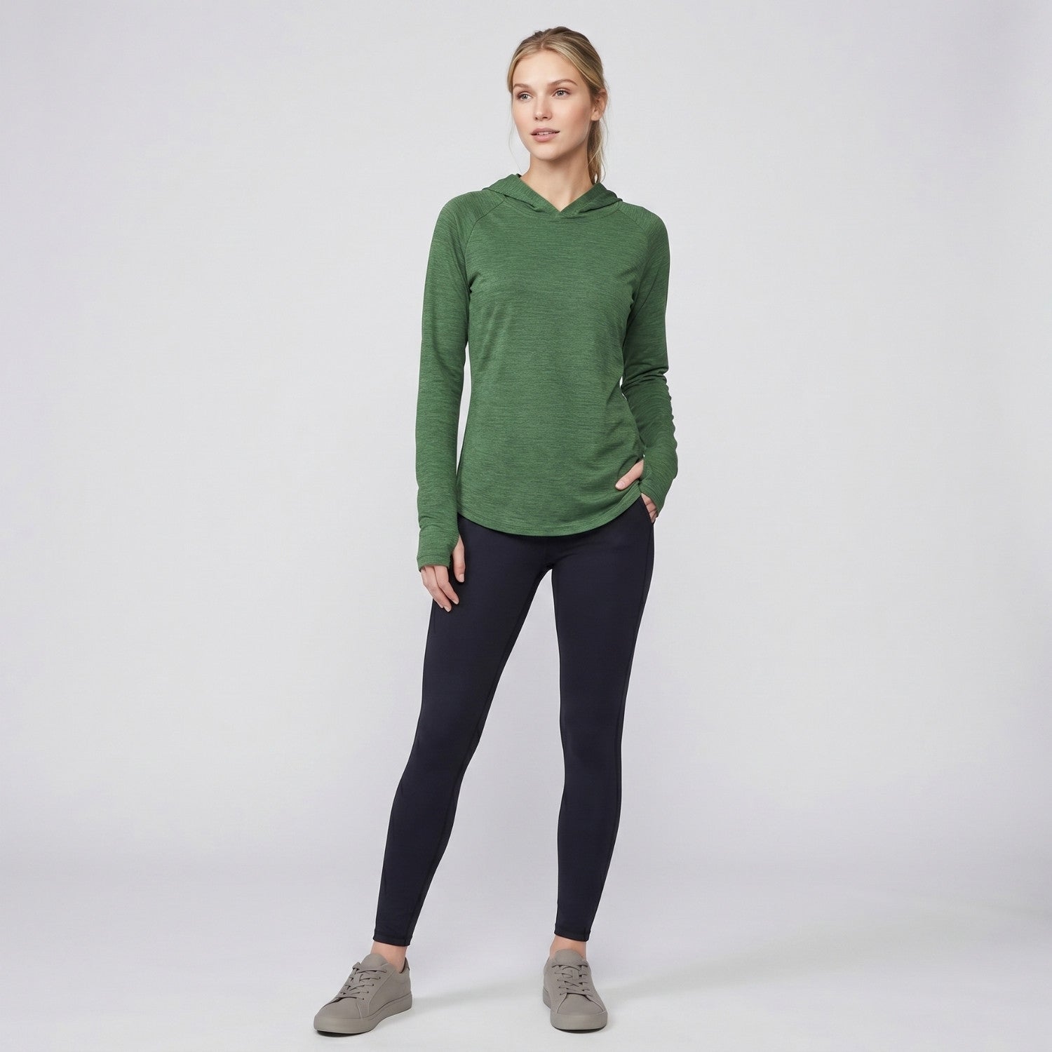 Women’s UPF 50+ Sun Hoodie – Midweight Hooded UV Protection Top