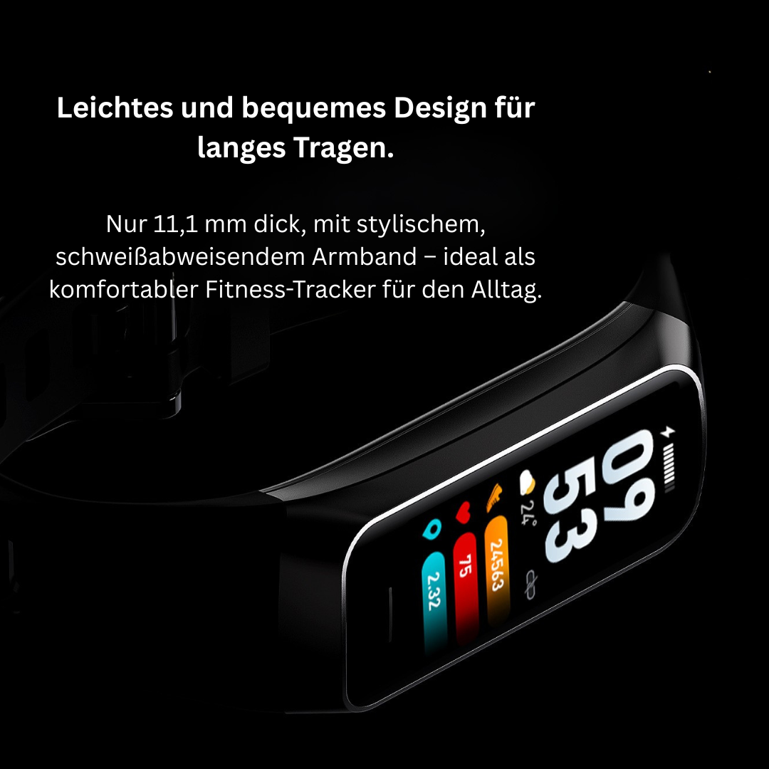 Smart Fitness Watch - Heart Rate, Sleep Tracking and 25 Sports Modes
