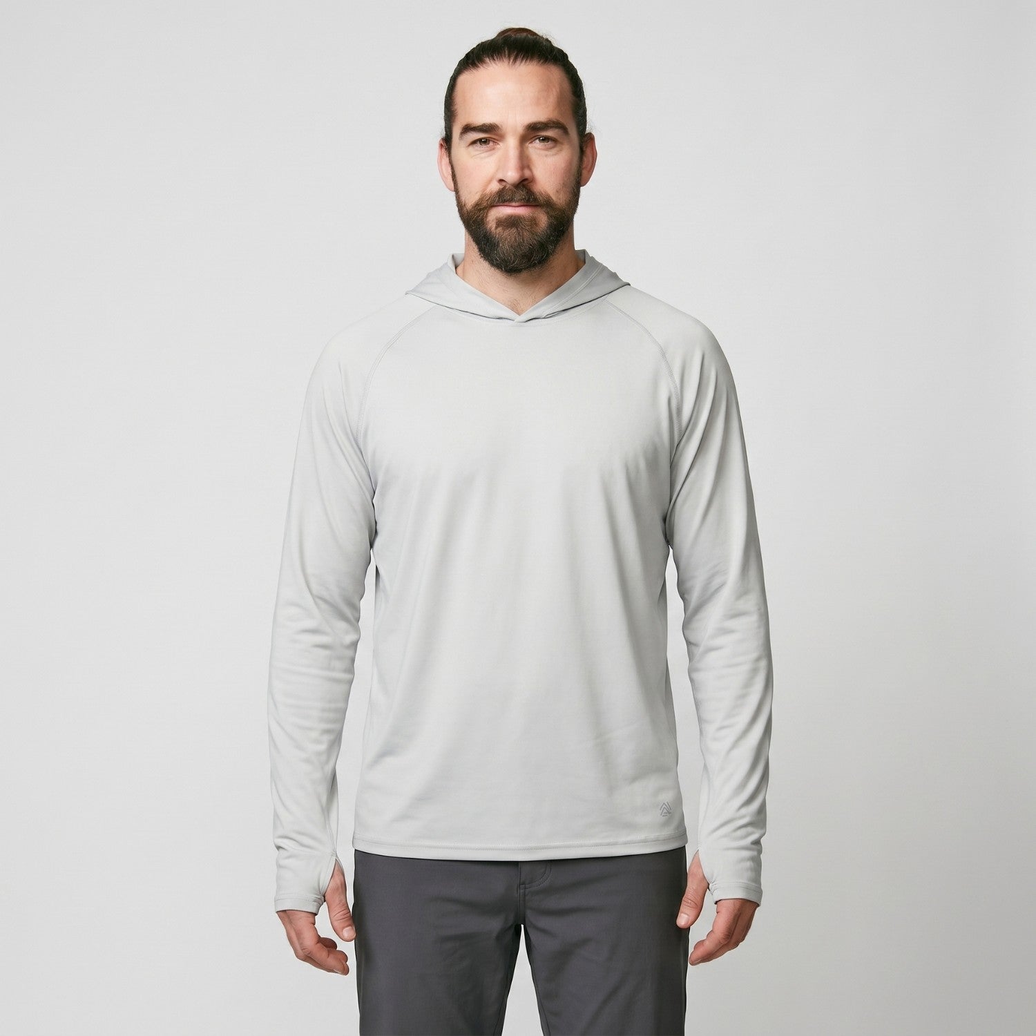 Men’s UPF 50+ Sun Hoodie – Quick-Dry Hiking & Fishing Top with Thumb Loops