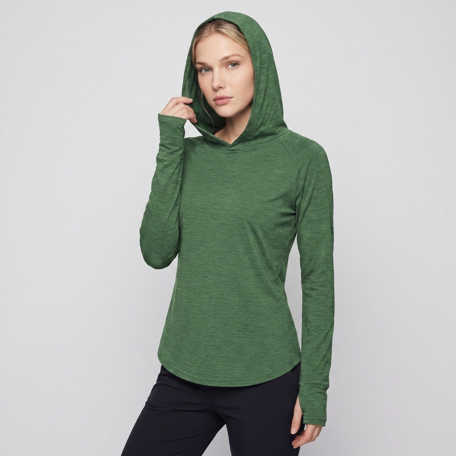 Women’s UPF 50+ Sun Hoodie – Midweight Hooded UV Protection Top