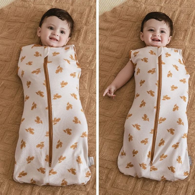 Cotton Baby Swaddle Wrap with Zip