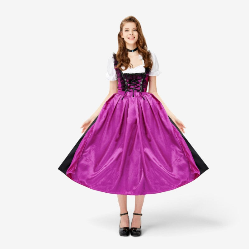 Robe dirndl avec jupe trapèze