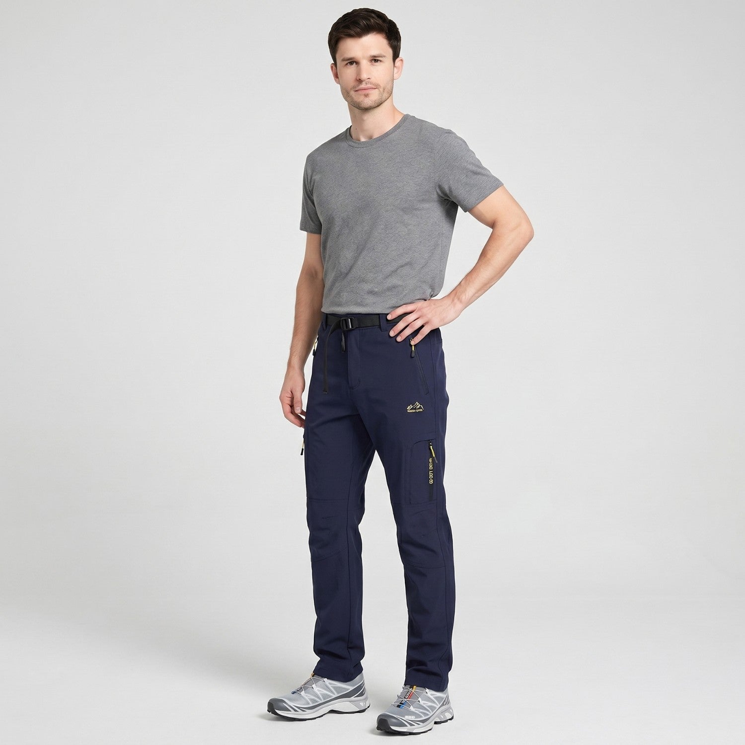 Men’s Hiking Trousers – Lightweight Quick-Dry Stretch Walking Trousers