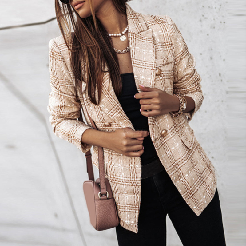 Blazer ajusté à boutons avec poches