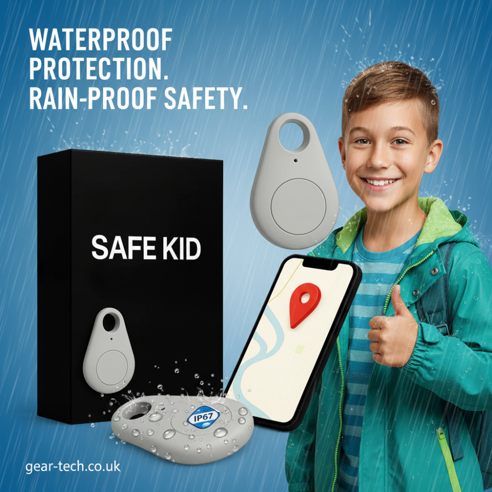 Kids GPS Location Tracker – Real-Time Tracking & Water-Resistant Design