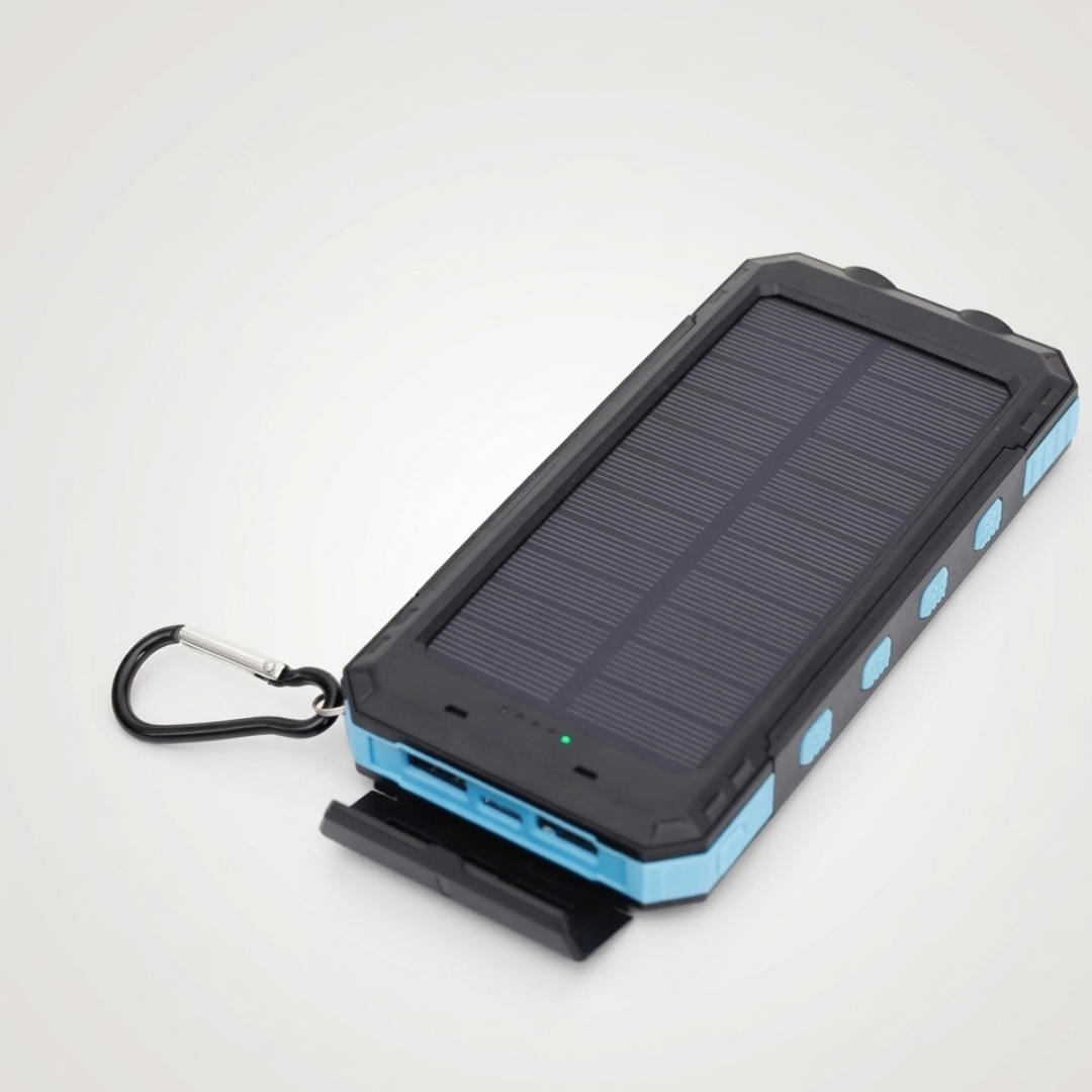 20,000mAh Solar Power Bank – Portable USB Charger for Hiking & Camping