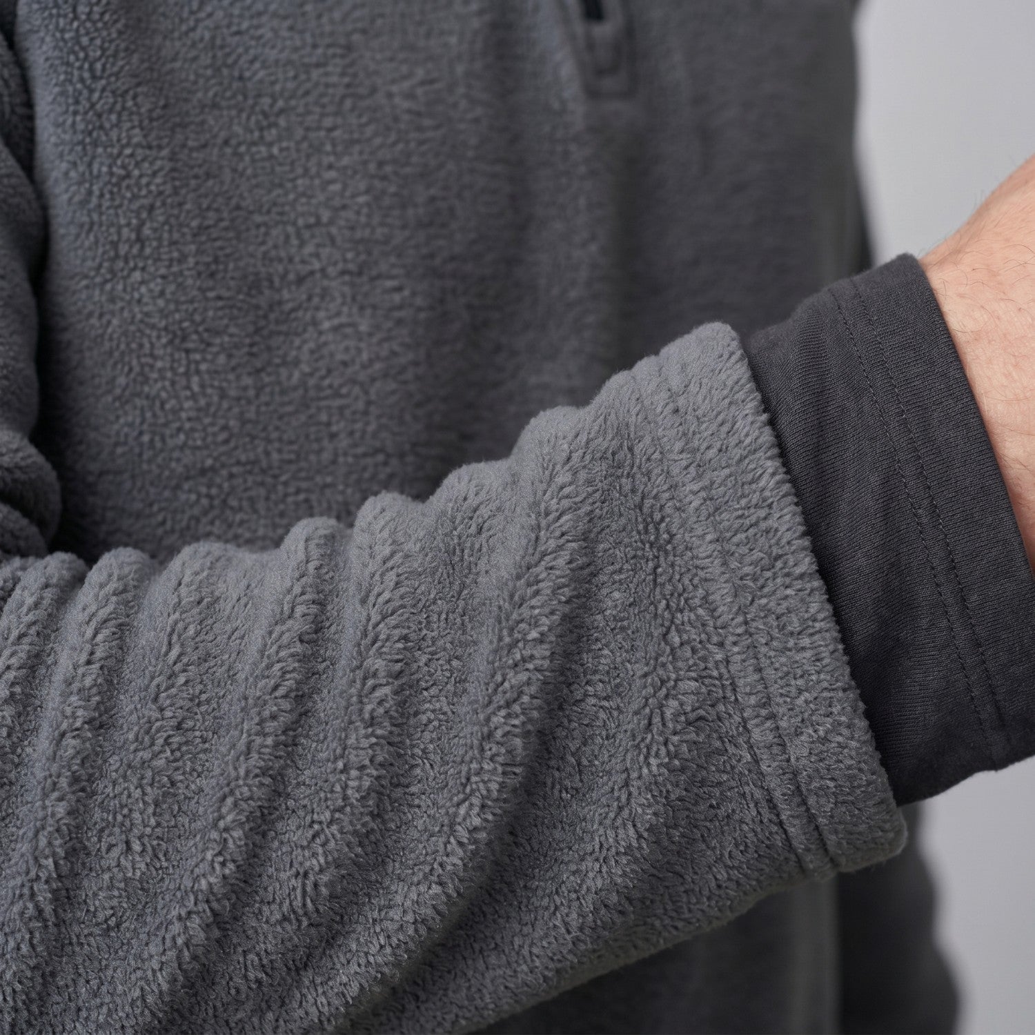 Men’s Quarter-Zip Fleece Pullover – Lightweight Hiking & Camping Mid-Layer