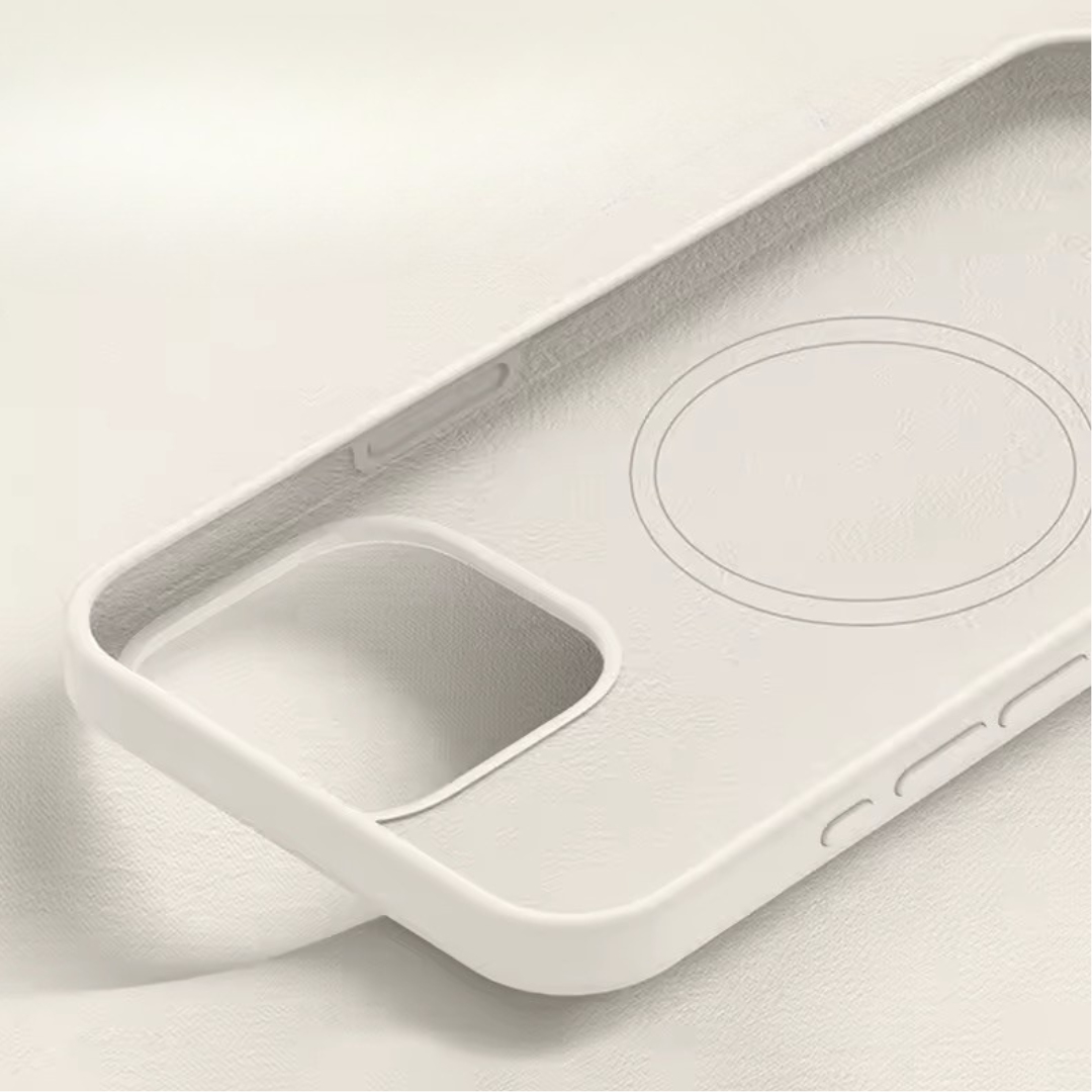 Slanke magnetische siliconen telefoonhoes - lichtgewicht antislipbeschermhoes
