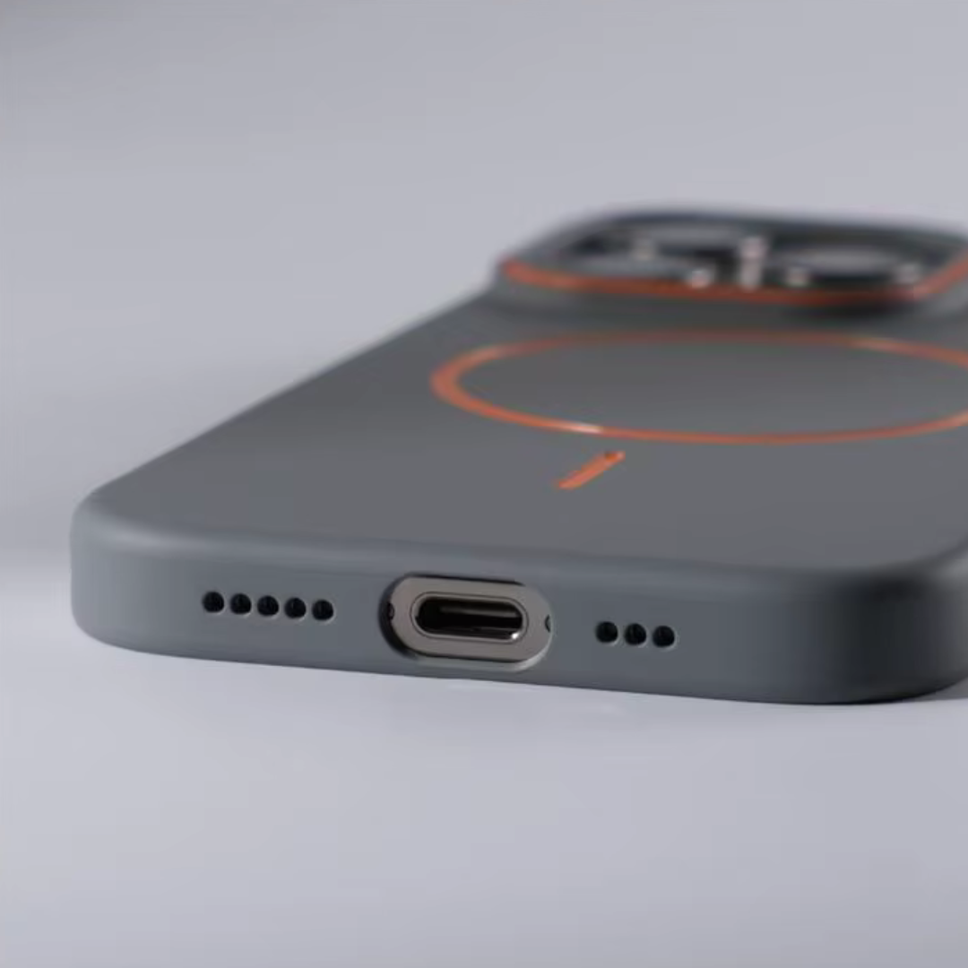 Slim Magnetic Protective Phone Case - Camera Guard and Textured Grip