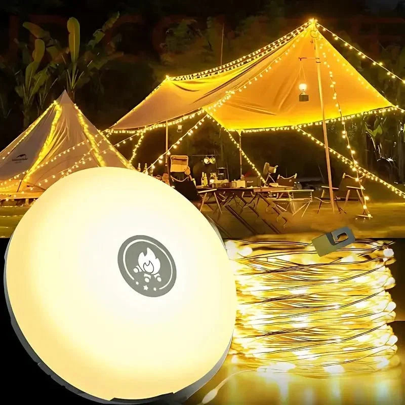 4-in-1 Retractable Camping Light – Portable Outdoor Lantern