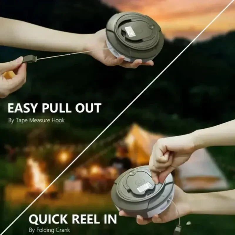 4-in-1 Retractable Camping Light – Portable Outdoor Lantern