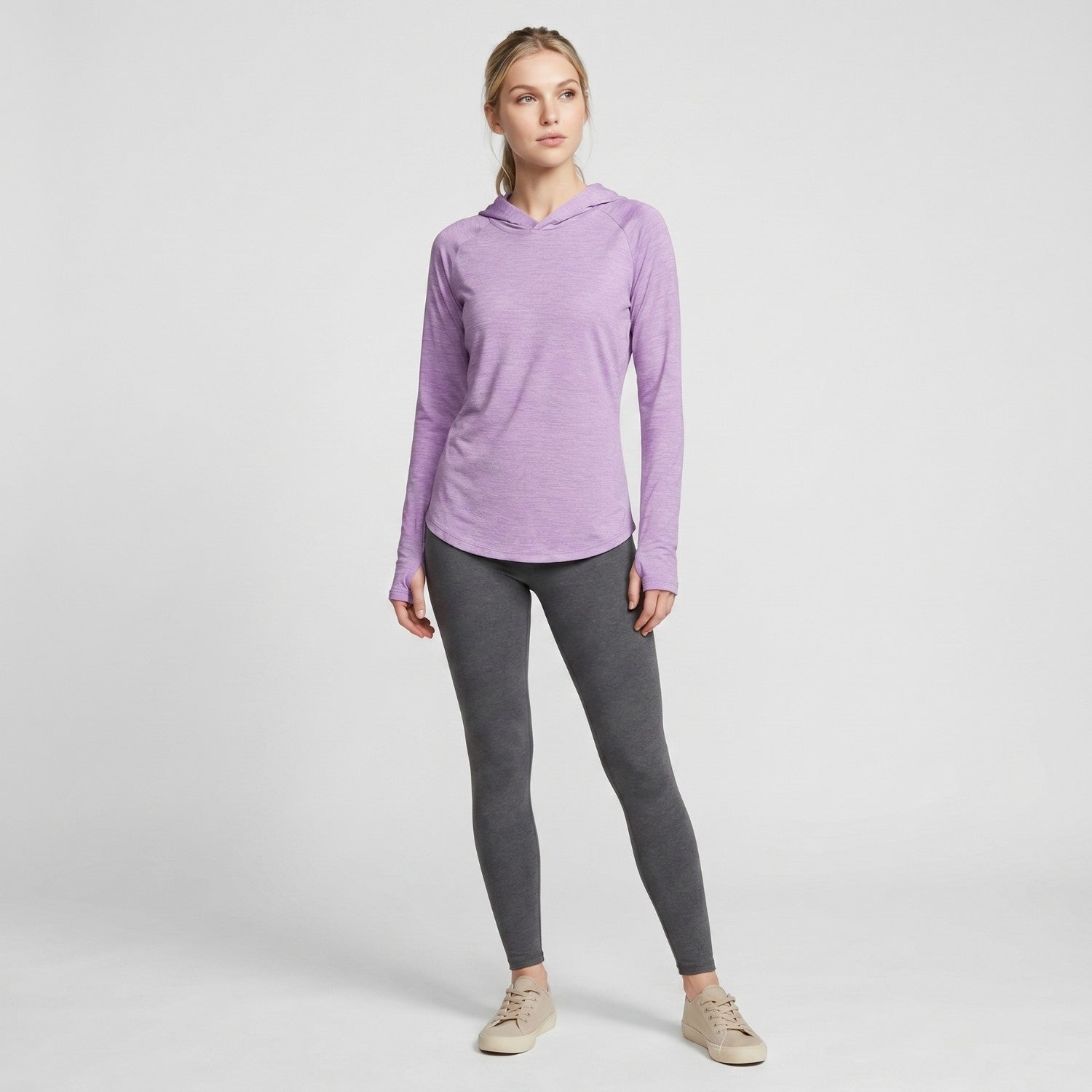 Women’s UPF 50+ Sun Hoodie – Midweight Hooded UV Protection Top