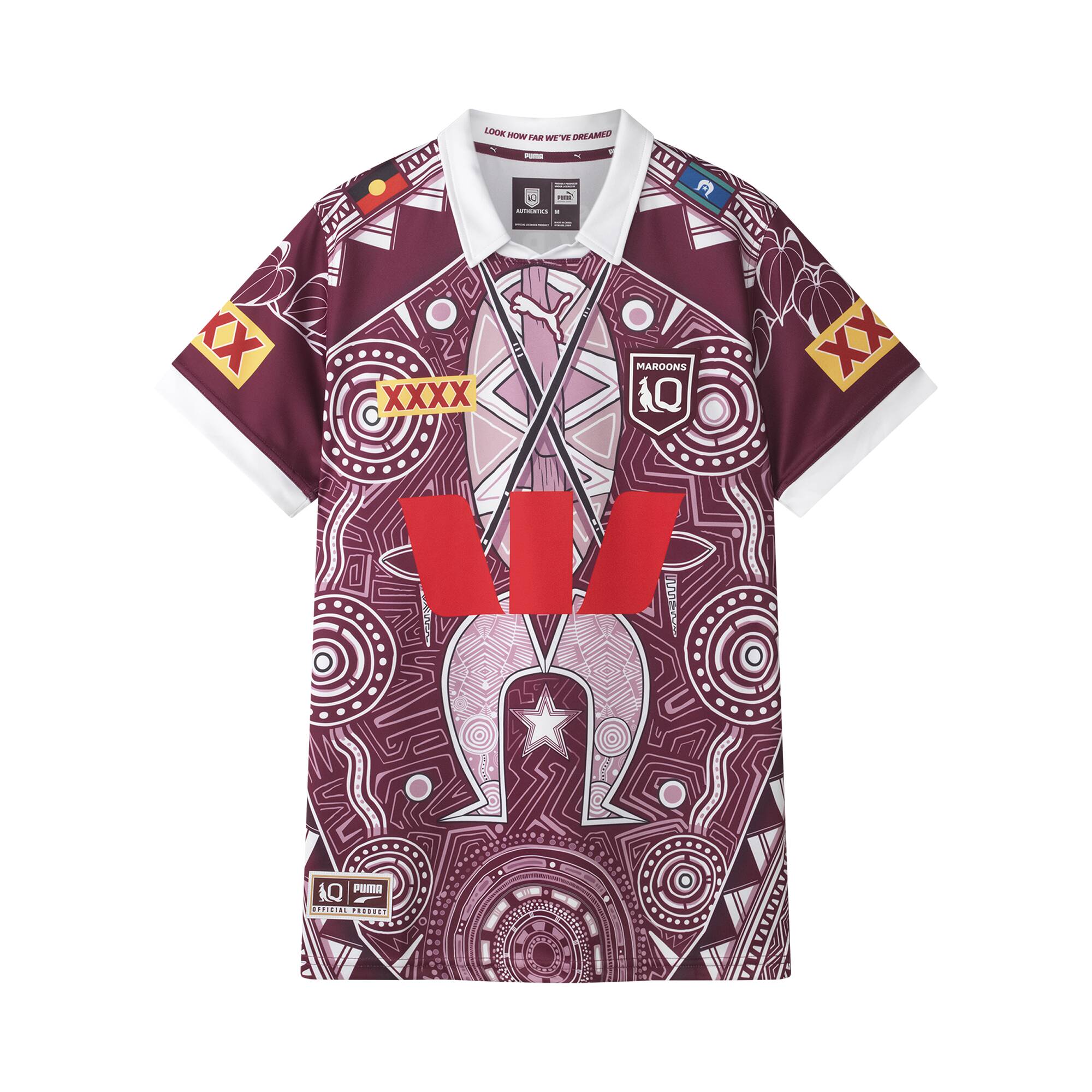 Maillot Indigenous 2026 des Queensland Maroons