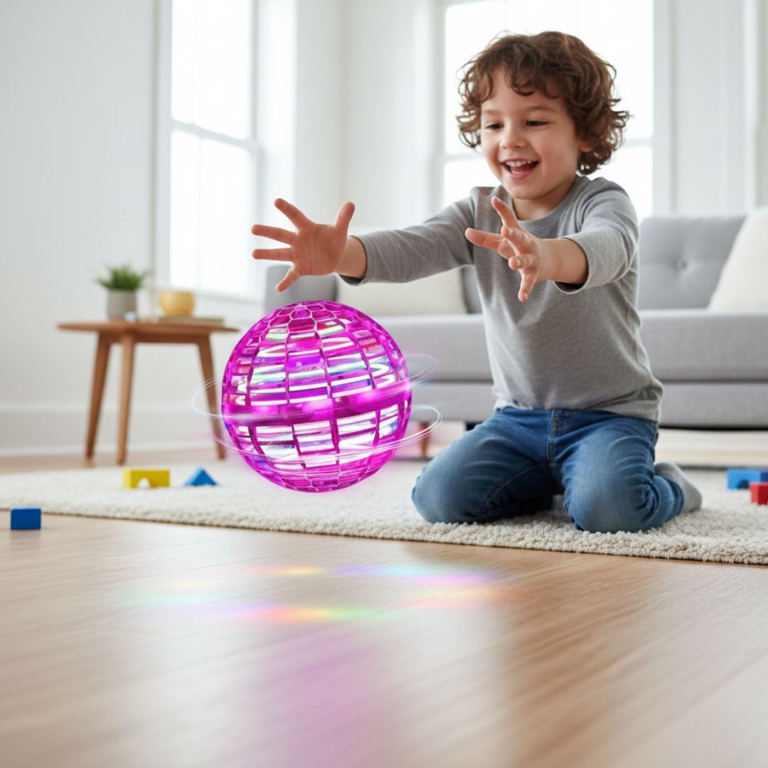 Kids' LED Hover Ball with Soft Foam Bumper