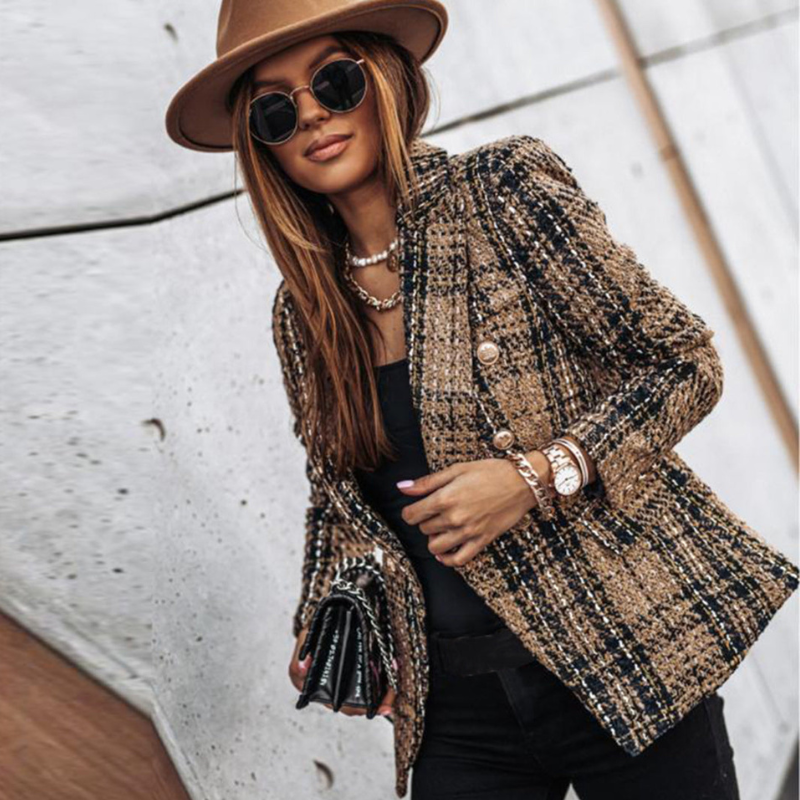 Blazer ajusté à boutons avec poches