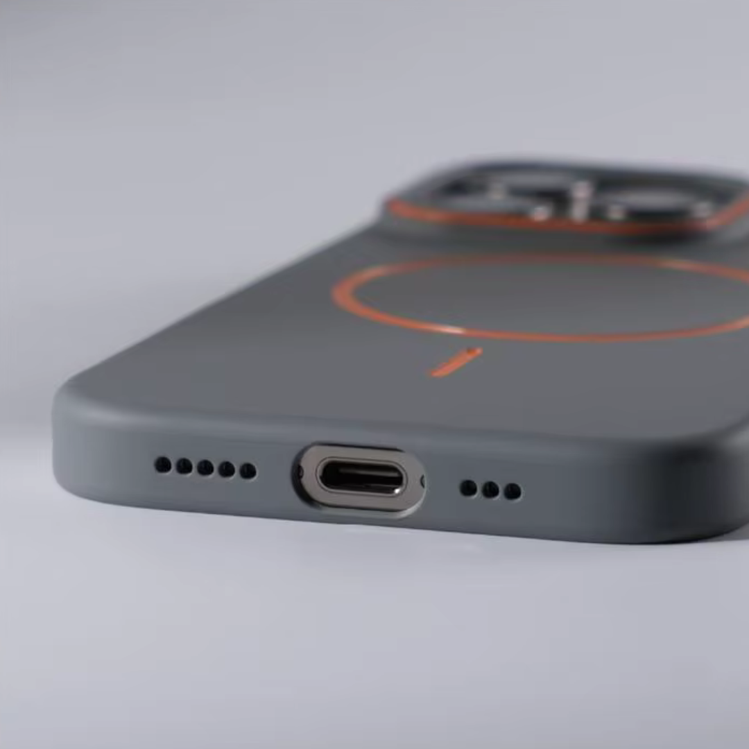 Slim Magnetic Protective Phone Case - Camera Guard and Textured Grip