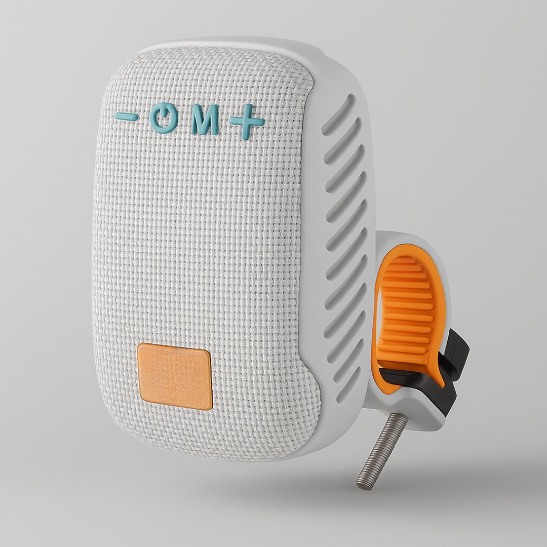 Draagbare Bluetooth-buitenspeaker met FM-radio, geheugenkaart- en AUX-weergave