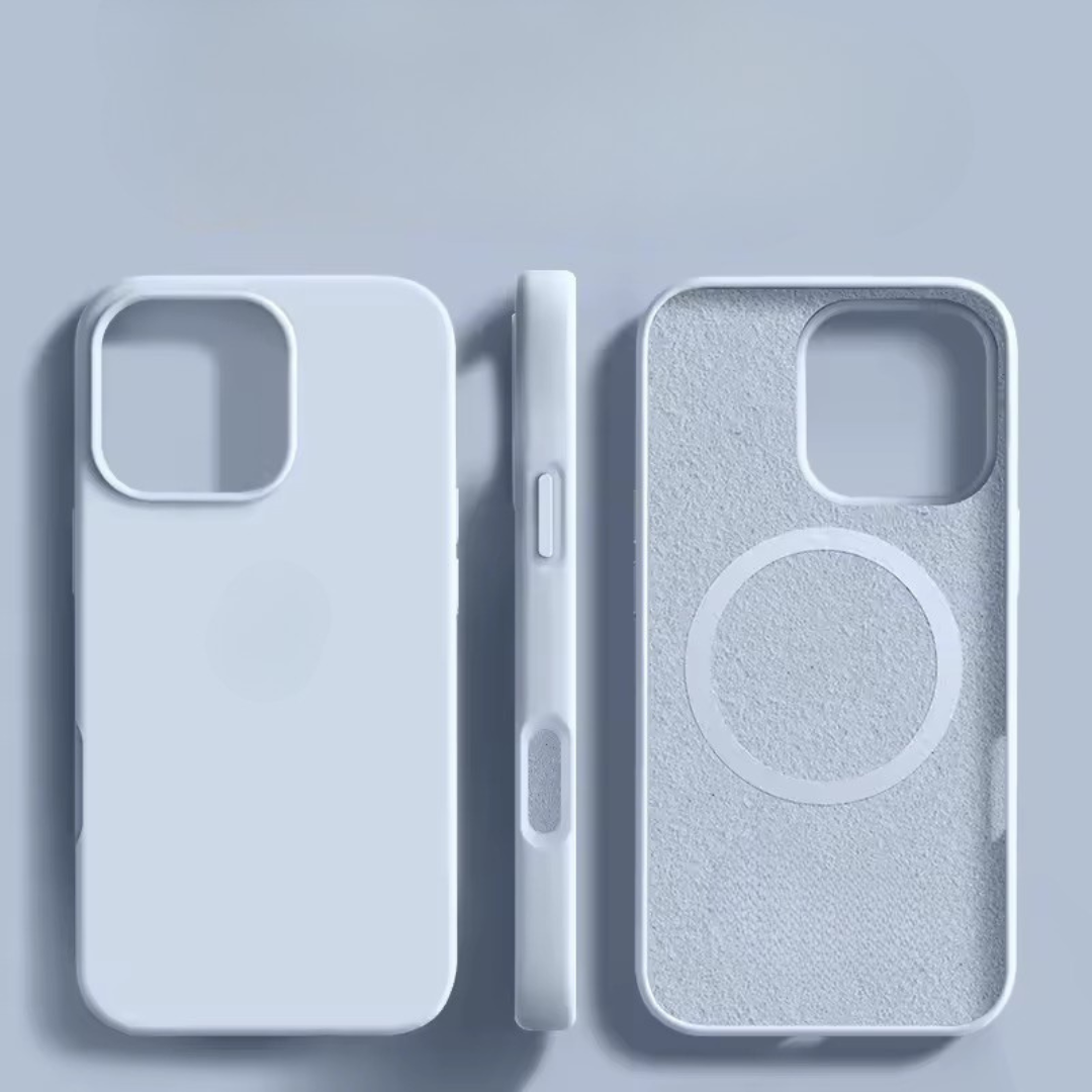 Slanke magnetische siliconen telefoonhoes - lichtgewicht antislipbeschermhoes