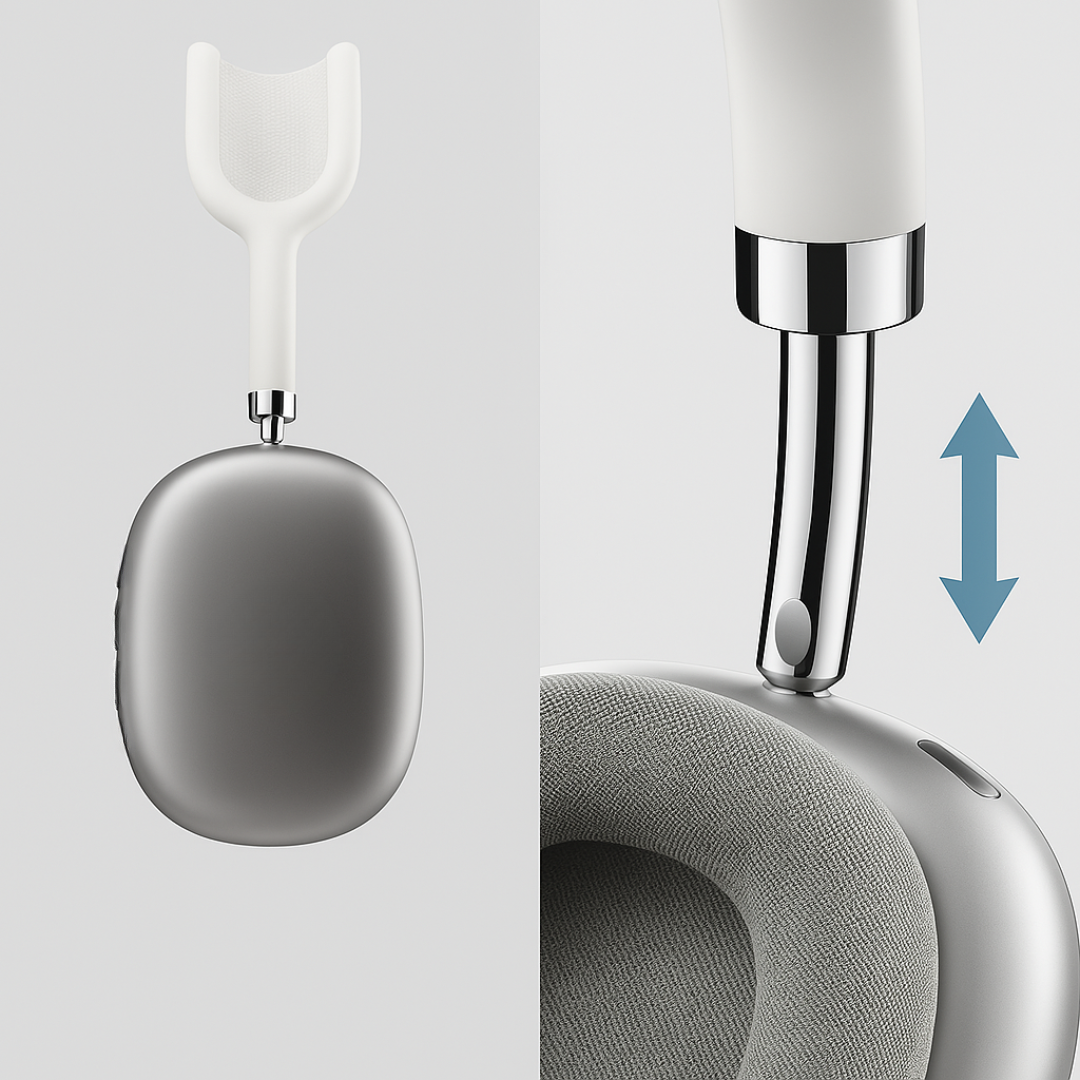 Wireless Over - Ear Bluetooth Headphones - Cushioned Rechargeable Headset