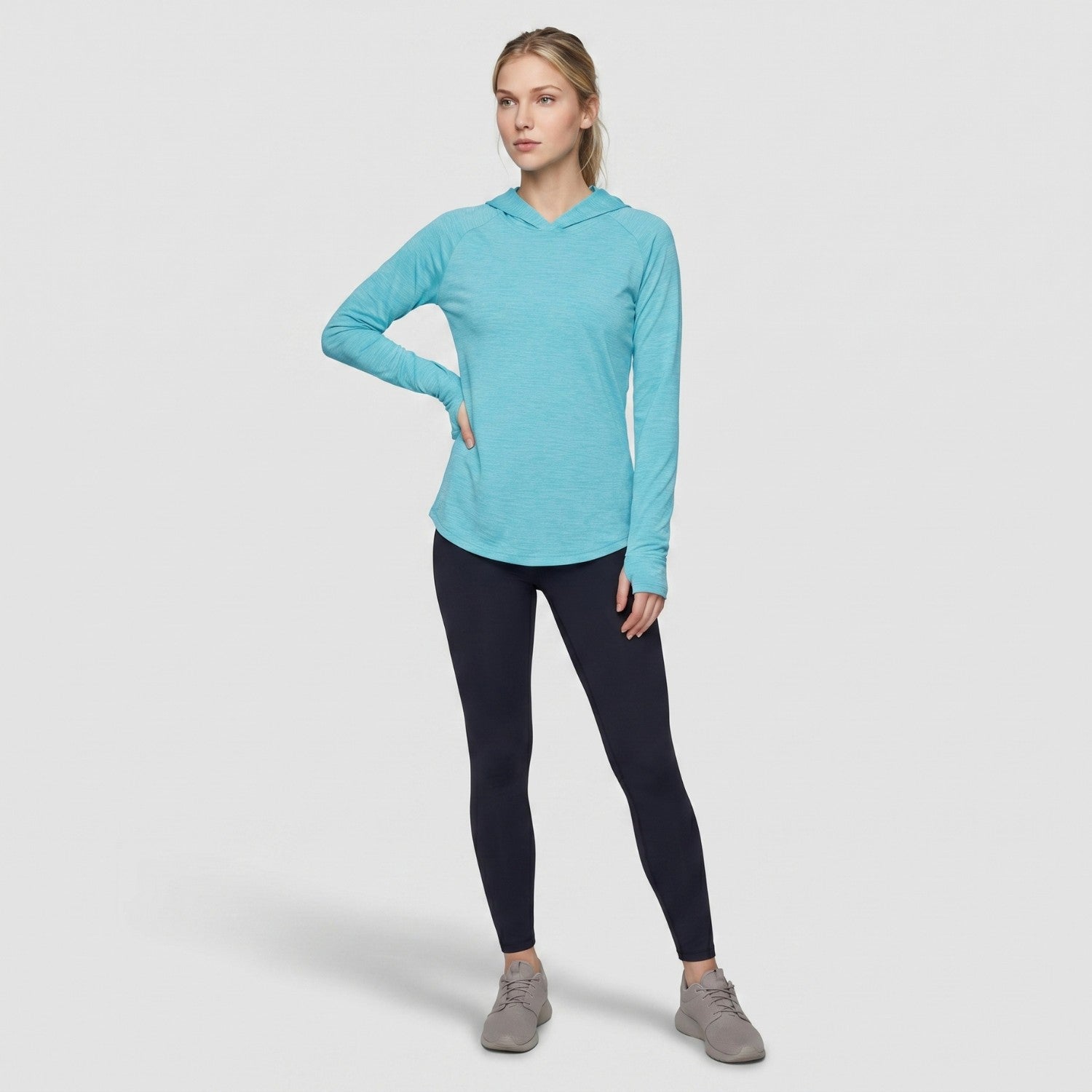 Women’s UPF 50+ Sun Hoodie – Midweight Hooded UV Protection Top