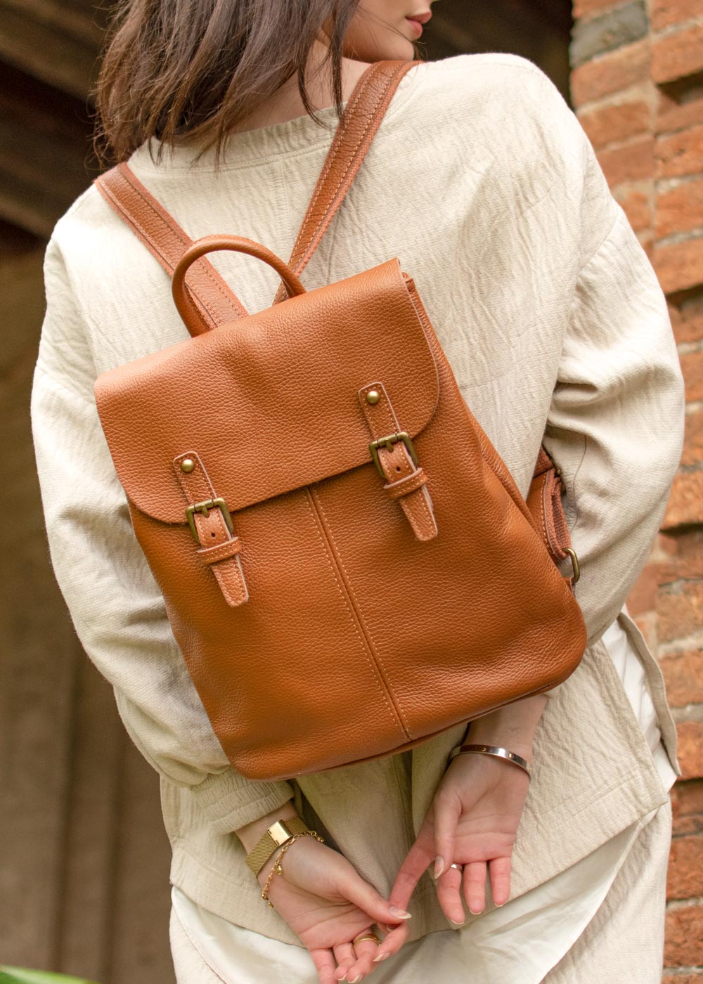 Sac à dos en cuir Voyager
