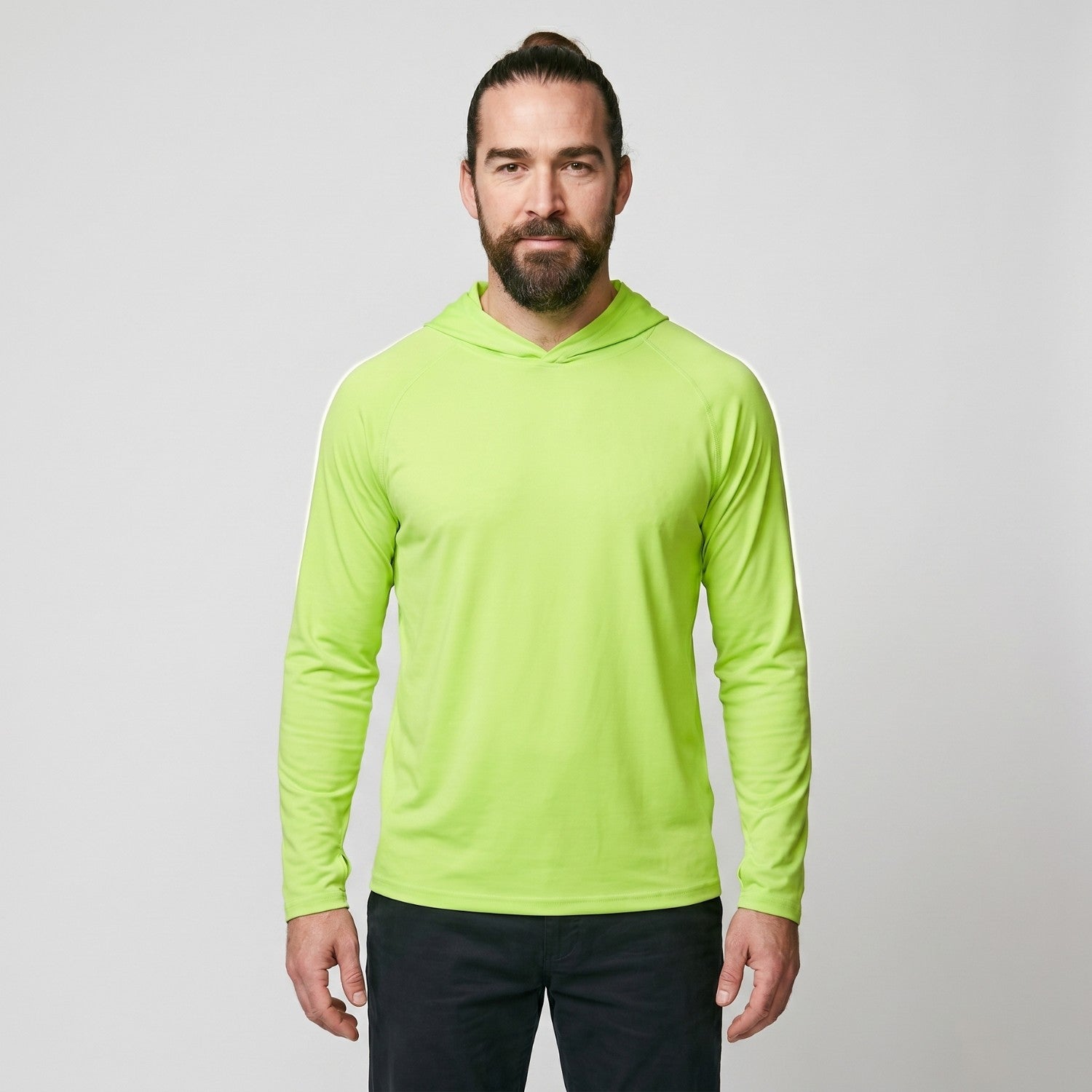 Men’s UPF 50+ Sun Hoodie – Quick-Dry Hiking & Fishing Top with Thumb Loops
