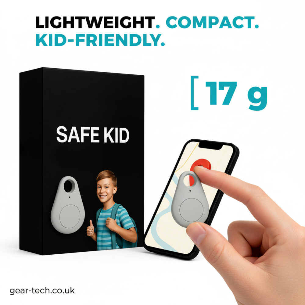 Kids GPS Location Tracker – Real-Time Tracking & Water-Resistant Design