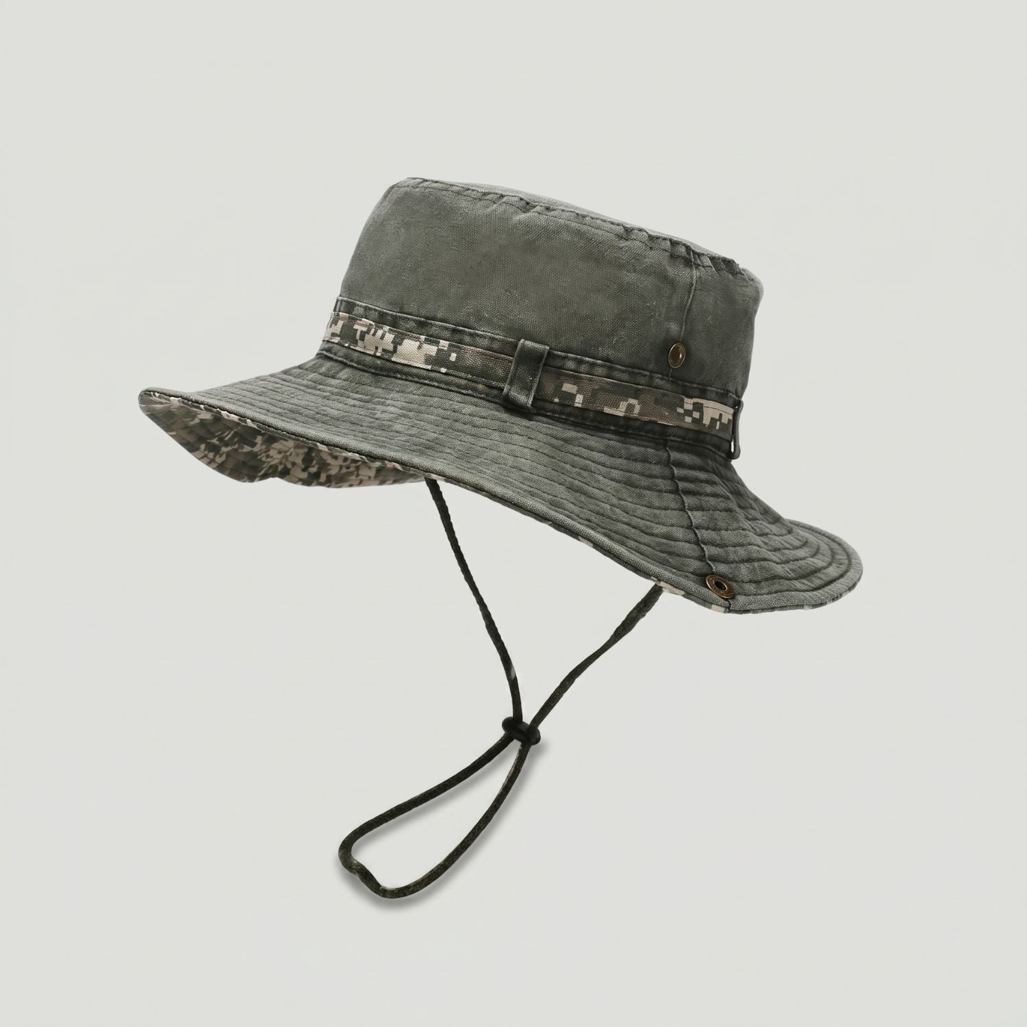 Men’s Boonie Hat – Packable Wide-Brim Sun Hat for Hiking & Fishing
