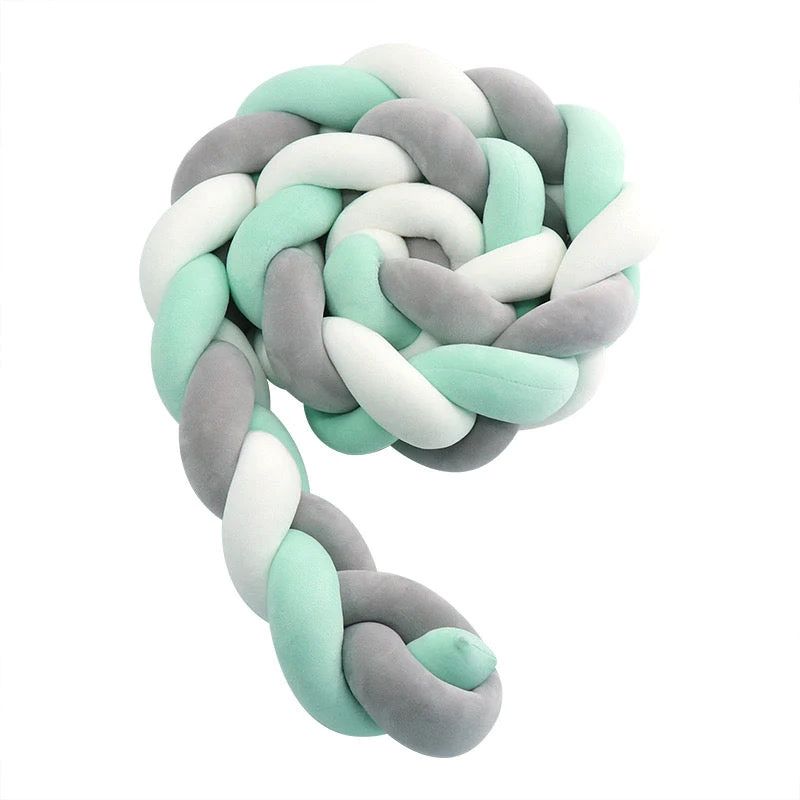 Braided Cotton Nursery Cushion, 1–4 m