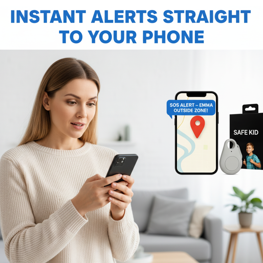 Kids GPS Location Tracker – Real-Time Tracking & Water-Resistant Design