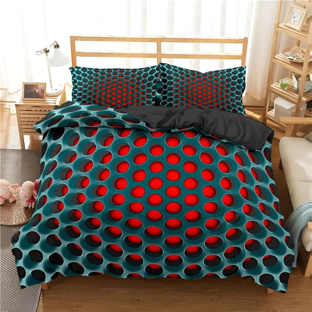 Ensemble de housse de couette Cosmic Vortex 3 pièces | Parure de lit pour décoration de chambre