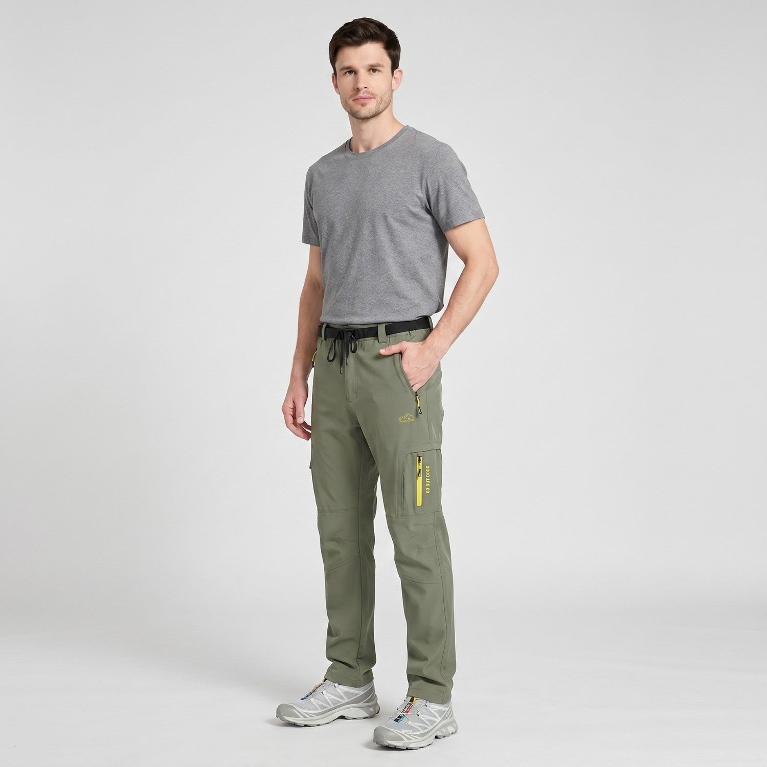 Men’s Hiking Trousers – Lightweight Quick-Dry Stretch Walking Trousers
