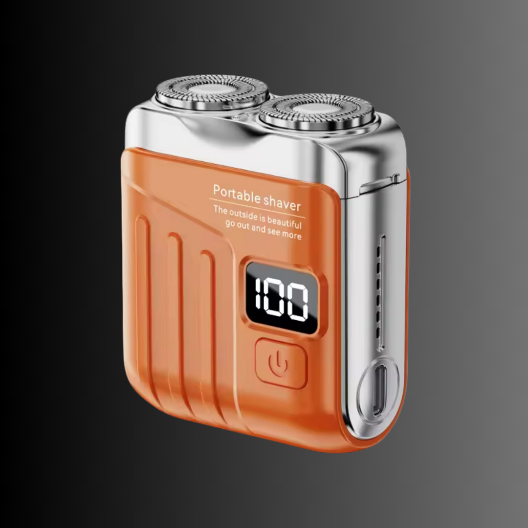 Portable Mini Electric Shaver - Compact Rechargeable Travel Razor