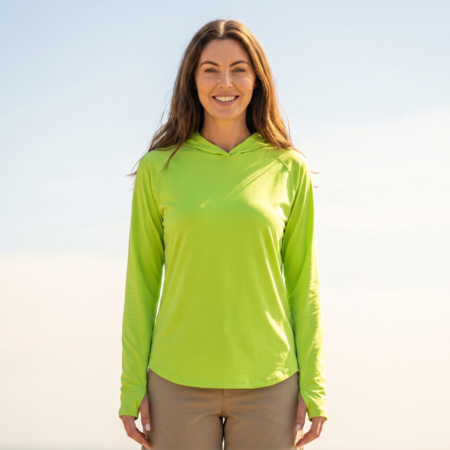 Women’s UPF 50+ Sun Hoodie – Lightweight UV Protection Outdoor Top