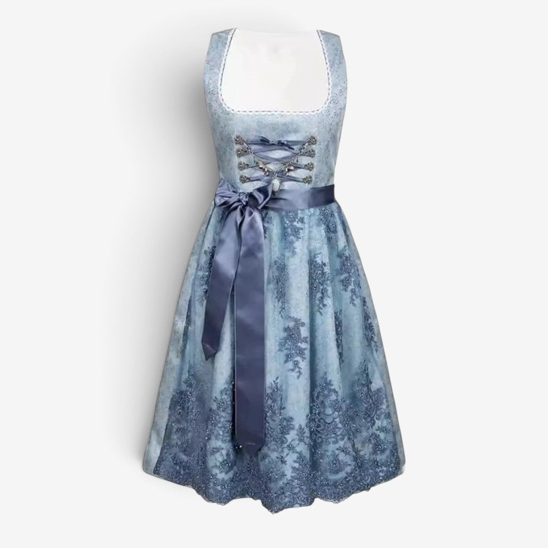 Dirndl élégant pour femme avec jupe évasée