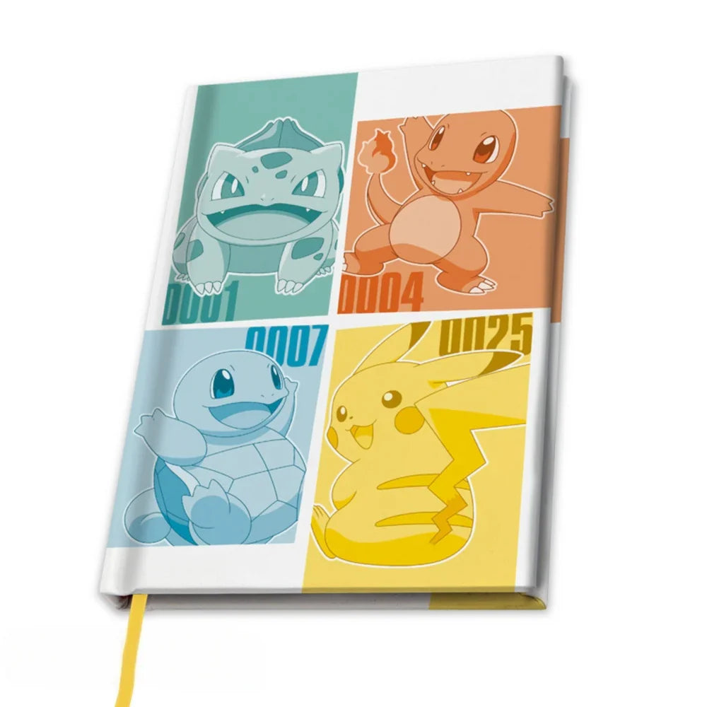 Pokémon Kanto Starters A5 Notebook - 180 Lined Pages