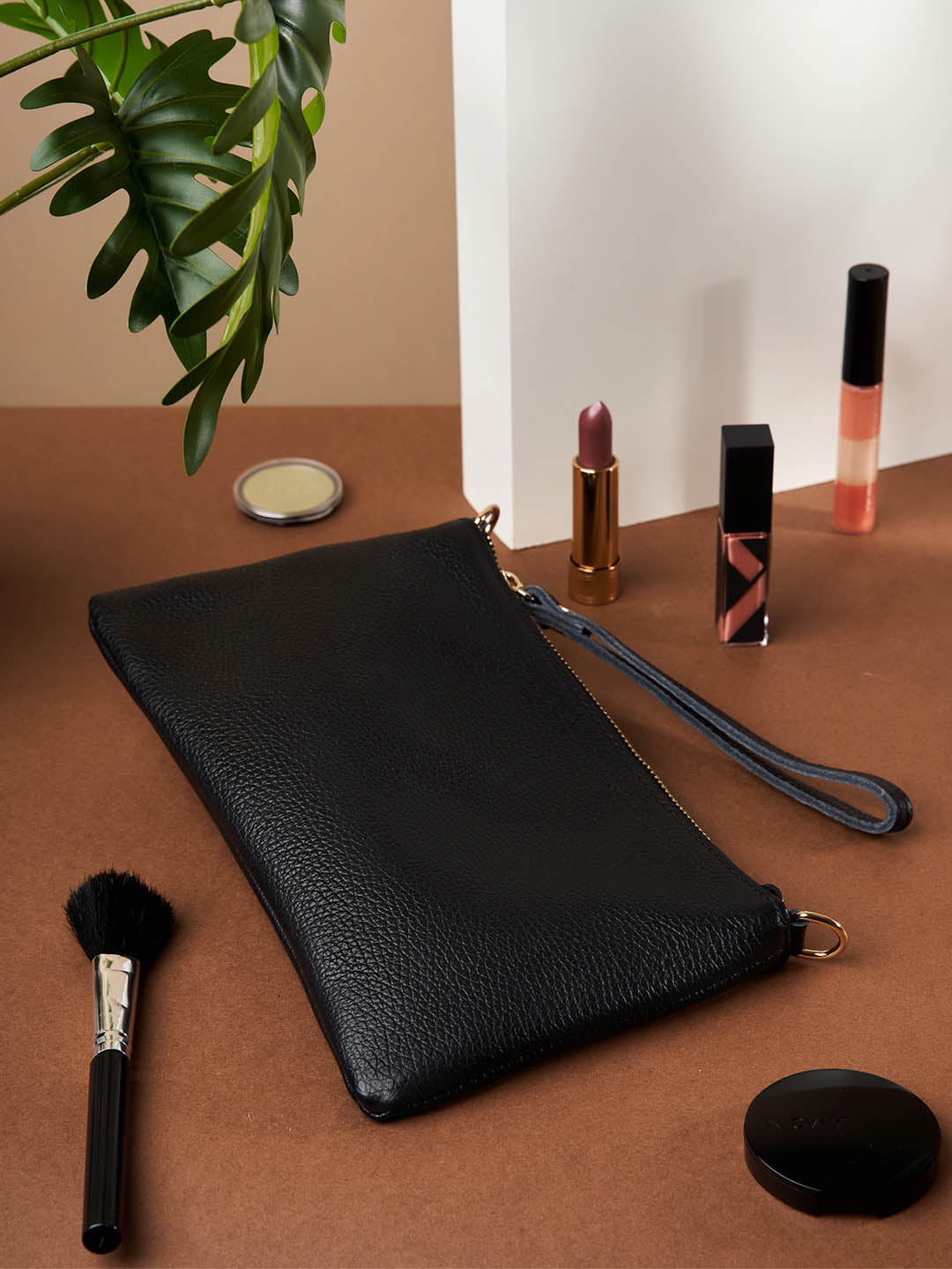 Pochette en cuir Eleganza Duo-Size