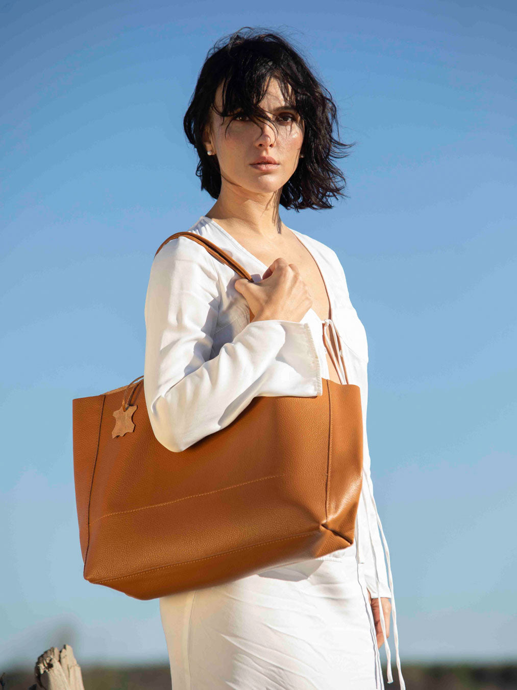 Sac fourre-tout en cuir The Carryall